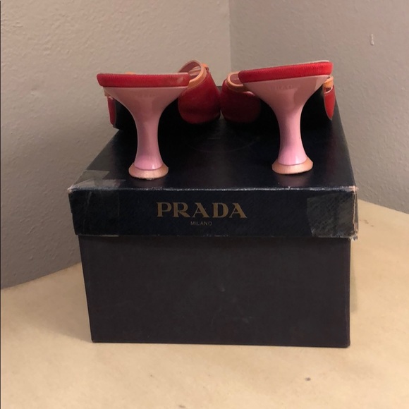Prada curved heel sandals - Picture 3 of 5